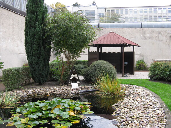 Sotha-Gelsenkirchen Freistundenhof Teich und Pavillion